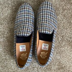 J. Crew Camden Harris Tweed Slip-On Loafers Sz 11.5